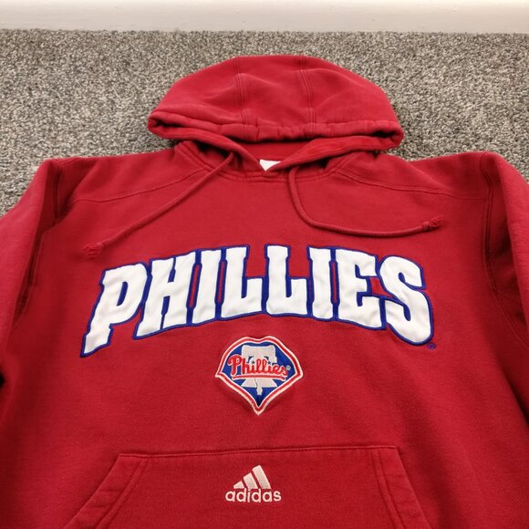 Vintage Philadelphia Phillies Hoodie Adidas Sweatshirt Mens Medium